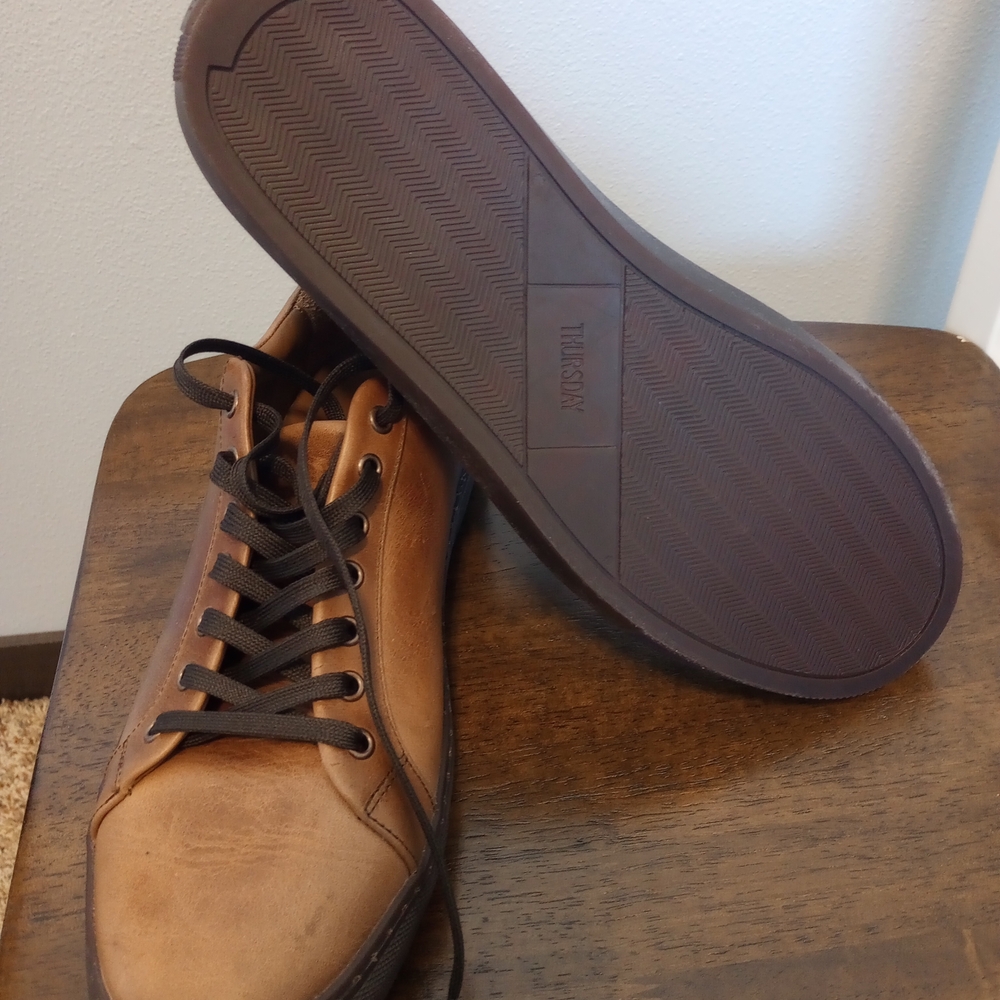 Thursday Boot Company Brown Leather Sneakers - Picture 5 of 7